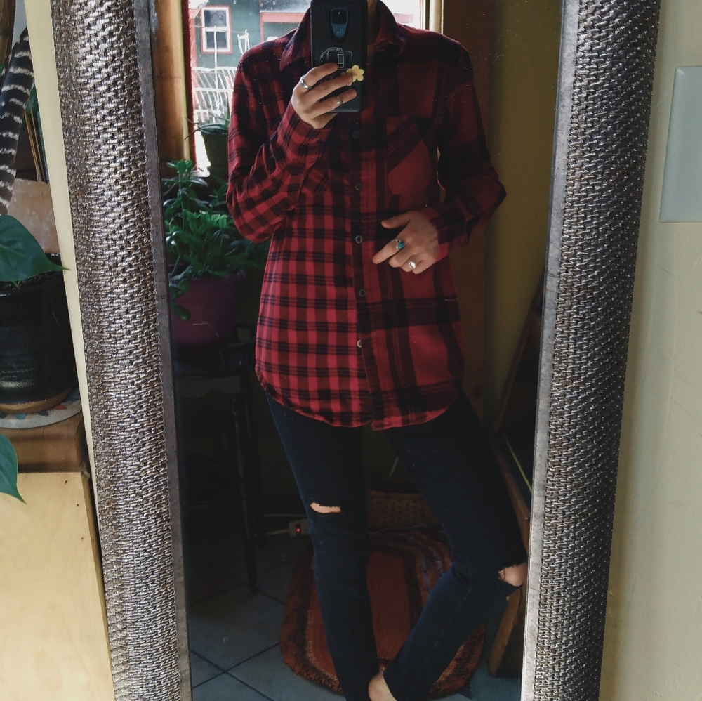 Plaid Button Down